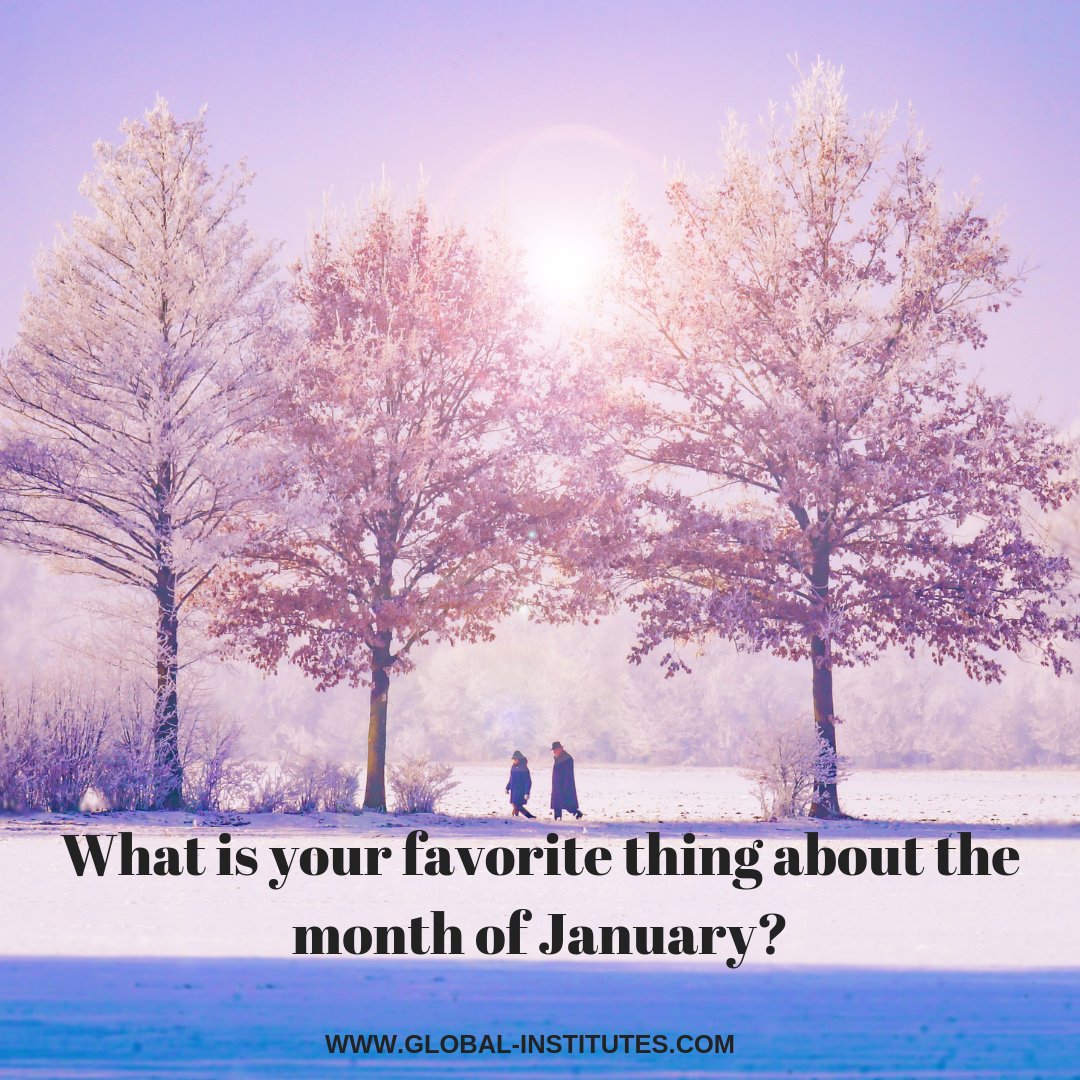 Practice using this week's word of the week, January. Tell us your favorite thing about January in the comments below. #inglese #parola #parolanuova #gennaio #mese #impara #imparare #practica #practicare #commento #rispondi #rispondere #goglobal #acilia
