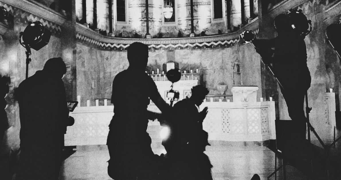 Midnight shoot in the Fitzrovia Chapel with <a href="/rotolight/">Rotolight</a> 
💡🕯️⛪
#MotionBlurr #film #movie #PinewoodStudios #Pinewood #studio #ProductionCompany #sound #view #movie #camera #filmmaking #storytelling #filmset #working #team #company #production #makingof  #art #setlife