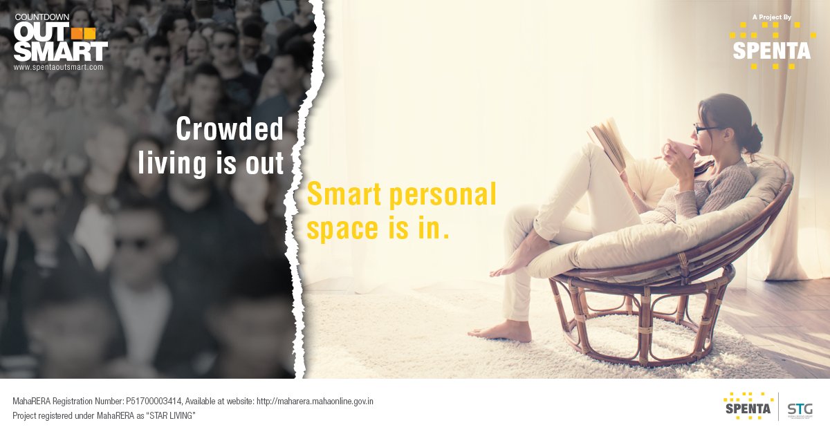 To have a personal space of your own is essential to one’s lifestyle! Get that very space for yourself with a new home at Spenta Outsmart!
Visit http://spentaoutsmart.com today and own that personal space now!
#Spenta #OutSmart #Connect #Thane #Property #RealEstate #Home #Luxury