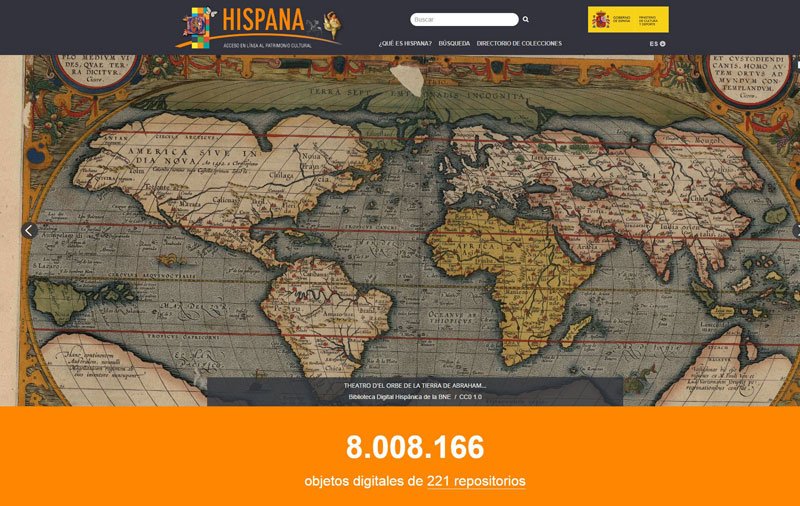 digibis's tweet image. @Hispana_roai , implementada en nuestra aplicación #DIGIHUB, ya sobrepasa los 8 millones de objetos digitales. Una buena parte procede de nuestras aplicaciones para bibliotecas #DIGIBIB, archivos #DIGIARCH y museos #DIGIMÚS hispana.mcu.es/es/inicio/inic…