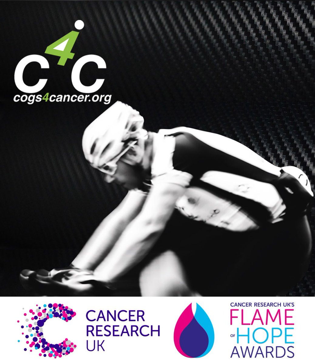 Proud to announce <a href="/CR_UK/">Cancer Research UK</a> has awarded C4C with their "Flame of Hope" award. On 7 Feb at Centre Azuréen, Mougins we will be presenting the award to all riders and supporters. We'd love to see you there and yes there will be wine! Kindly RSVP to admin@cogs4cancer.org
