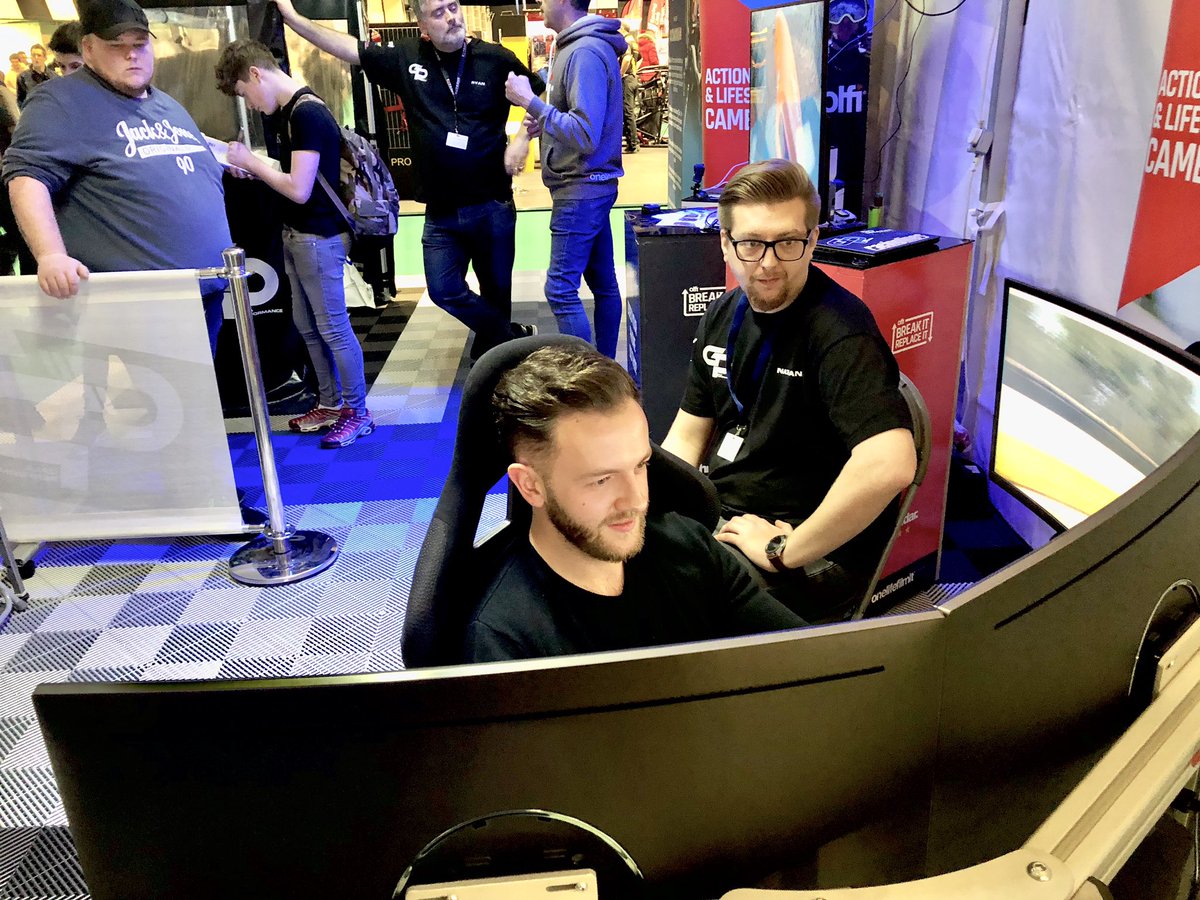 MaxCoatesRacing's tweet photo. A fantastic 4 days at the @Autosport_Show with @GalaPerformance &amp; @olficamera!

🙌 Thanks everyone who came to say hi &amp; play on the sim! 👀

⏱ Fastest times by @JamesDorlin  &amp; @BradleyBurns06 who won a £100 Gala voucher Olfi Black Edition Motorsports bundle worth £229! 🏁 https://t.co/3vKa5ZDsJp