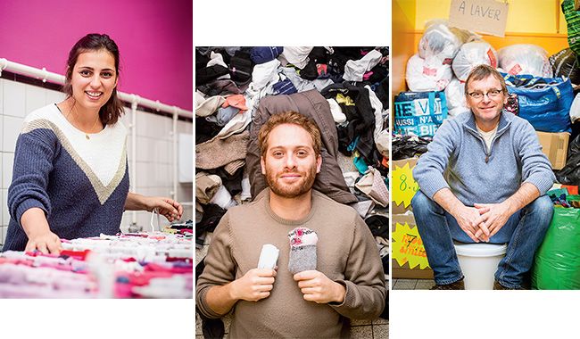 laviemediafr's tweet photo. Comment redonner une utilité à ces inévitables #chaussettes orphelines qui peuplent nos tiroirs ? À Lille, l'association @sockenstock les récupère afin de reconstituer des paires pour les personnes démunies. https://t.co/e2gzHJwFUQ https://t.co/O0Ip135khI