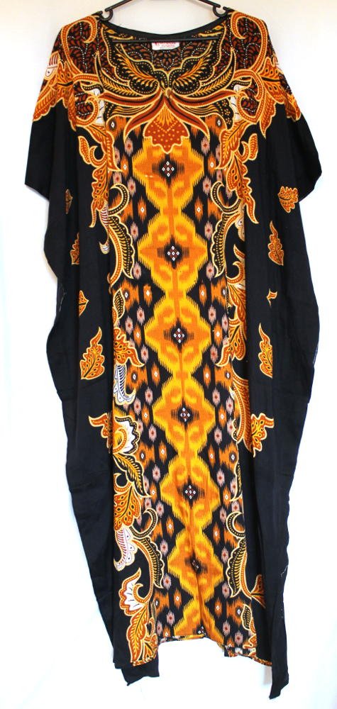 #Batik #Kaftan Calf Length Floral Design Black Orange - New ebay.us/GGXwLz Price reduction! Only ten colours and ten patterns available. @Bizitweet <a href="/Bizitalk/">Bizitalk</a> <a href="/City_Biz/">Biz City</a> <a href="/eBay_UK/">eBay UK</a> When is gone is gone!