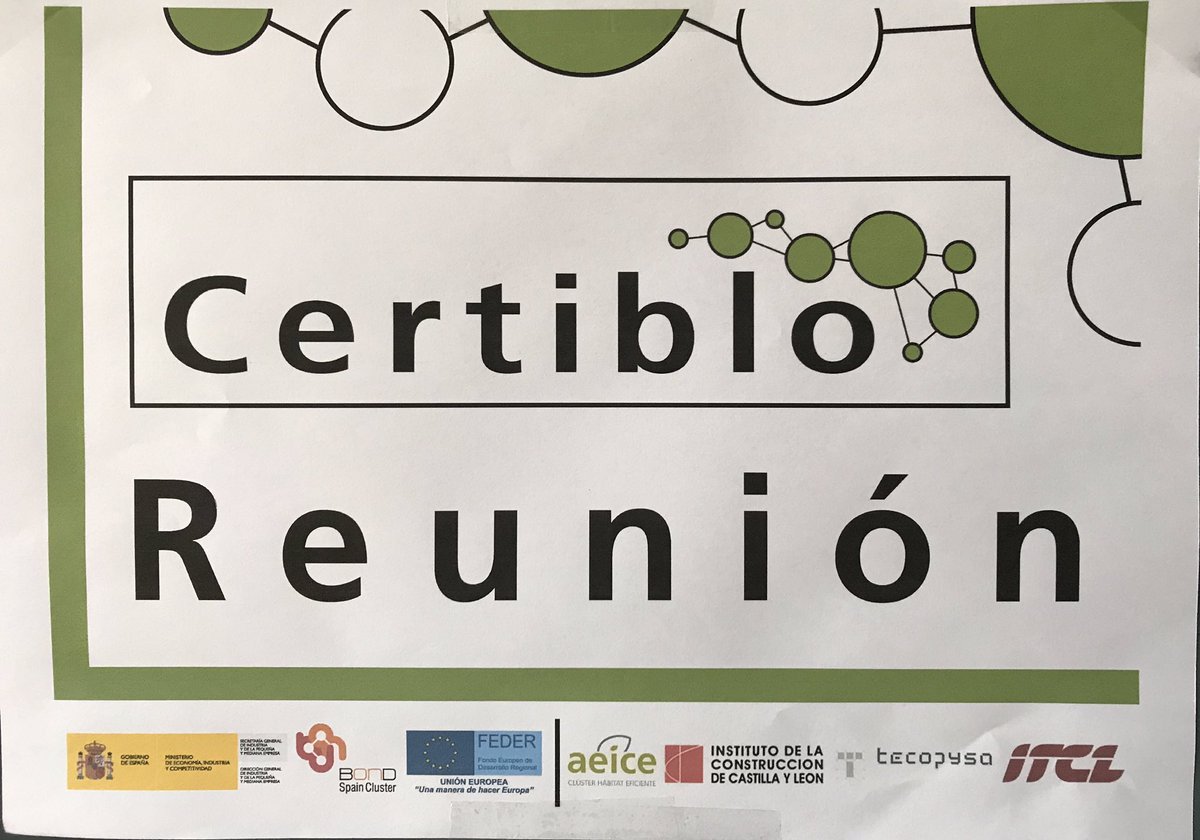 ClusterAeice's tweet photo. Reunión del proyecto CERTIBLO 🏘💻 #blockchain #building #innovación #certification #construcción 

Consorcio: @_ICCL_ @_ITCL #tecopy y @ClusterAeice 
Financiado: @mincoturgob https://t.co/5WNoDTINcG
