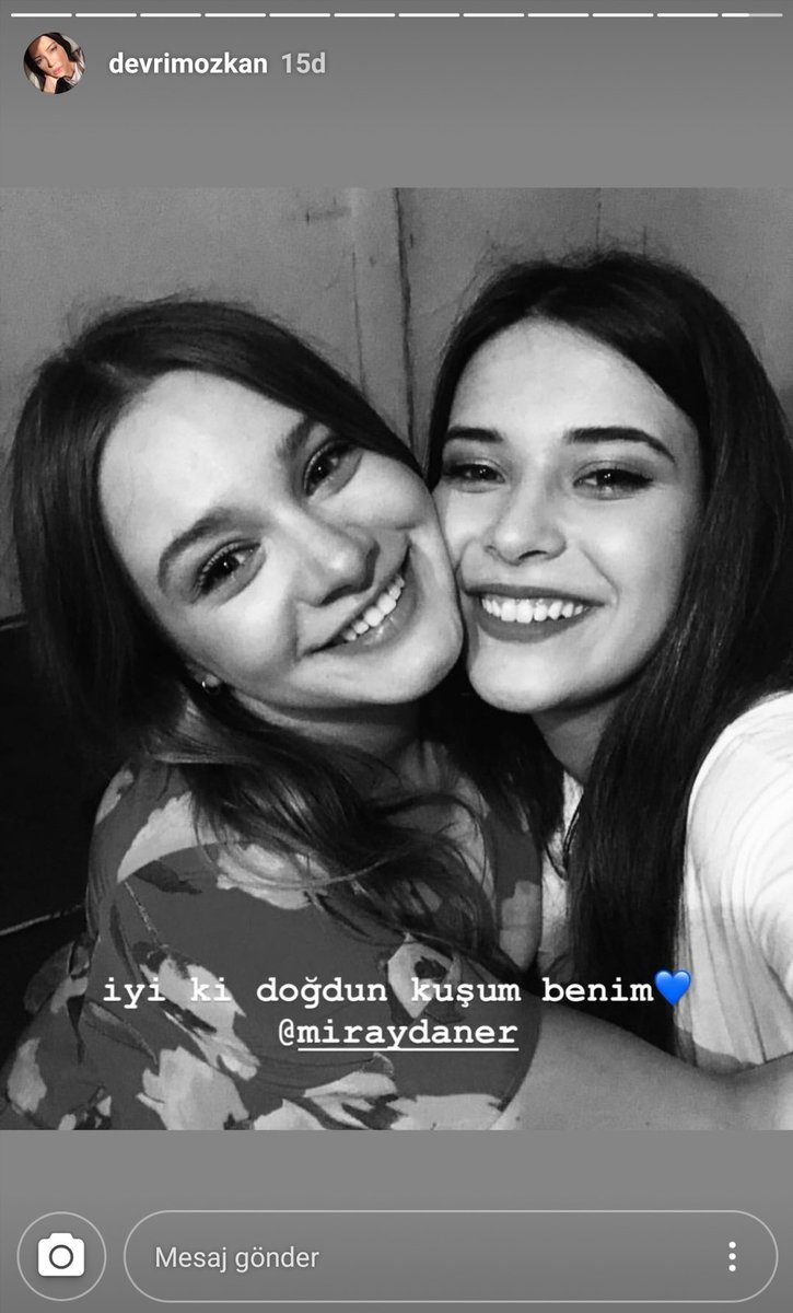 Devrim Özkan instagram hikayesinden 💜
#MirayDaner #DevrimÖzkan