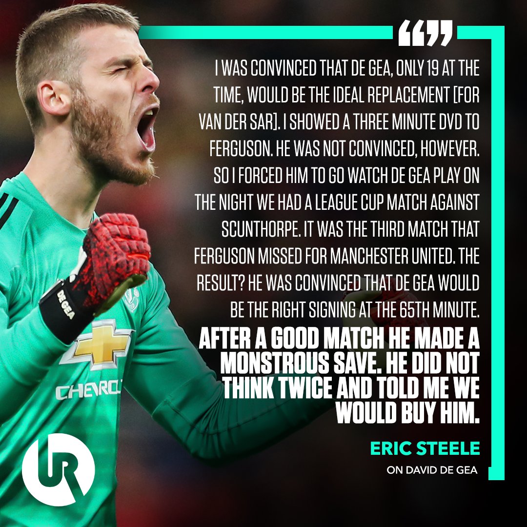 Eric Steele explains the incredible story of David de Gea 🇪🇸