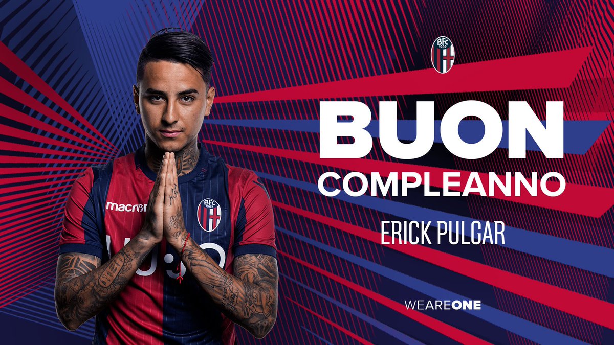 Oggi il nostro @ErickPulgar compie 2οΈβ£5οΈβ£ anni π
Tanti auguri πππ
#WeAreOne π΄π΅