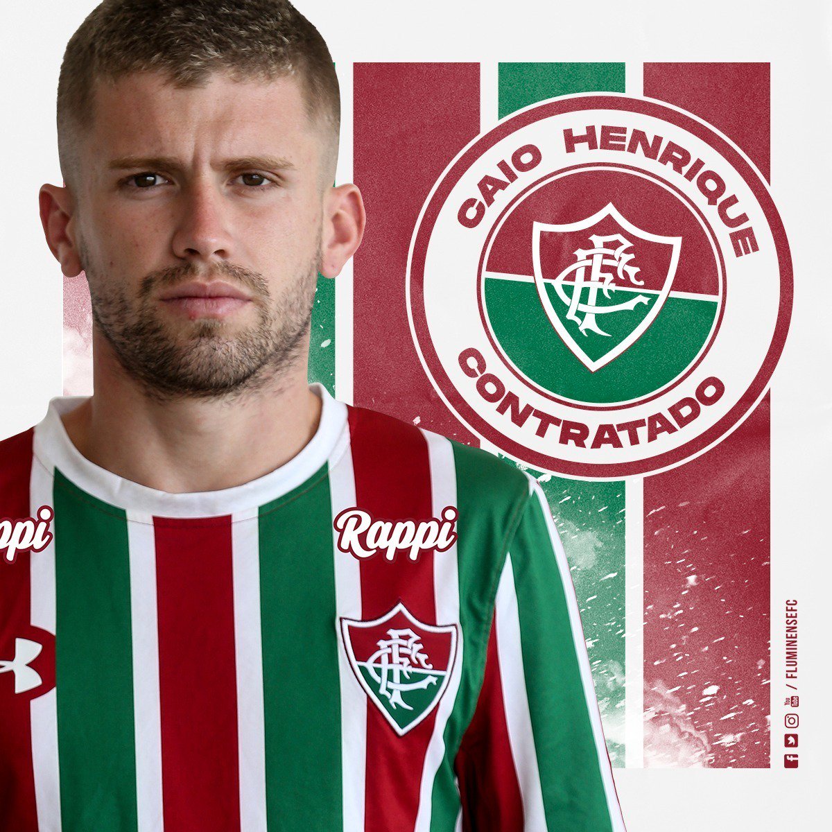 Anuncio del fichaje por parte del Fluminense.