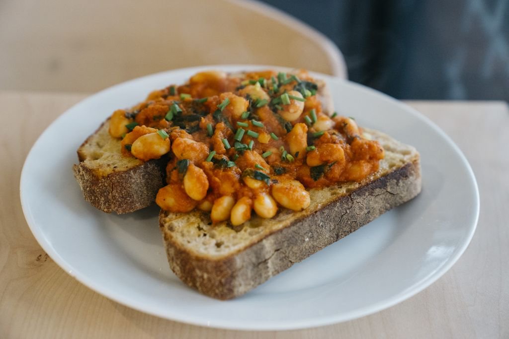 This weeks special, Smokey Beans on Sourdough! #GoodFood #Vegan #Pontcanna