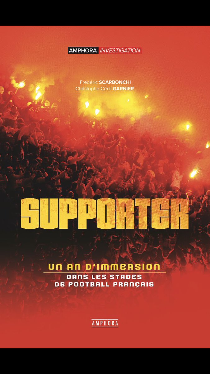 🎊 C’est notre annonce de ce début d’année 
⚽️ ON A ÉCRIT UN LIVRE
🔜 Supporter, un an d’immersion dans les stades français
Comment se le procurer ⬇️