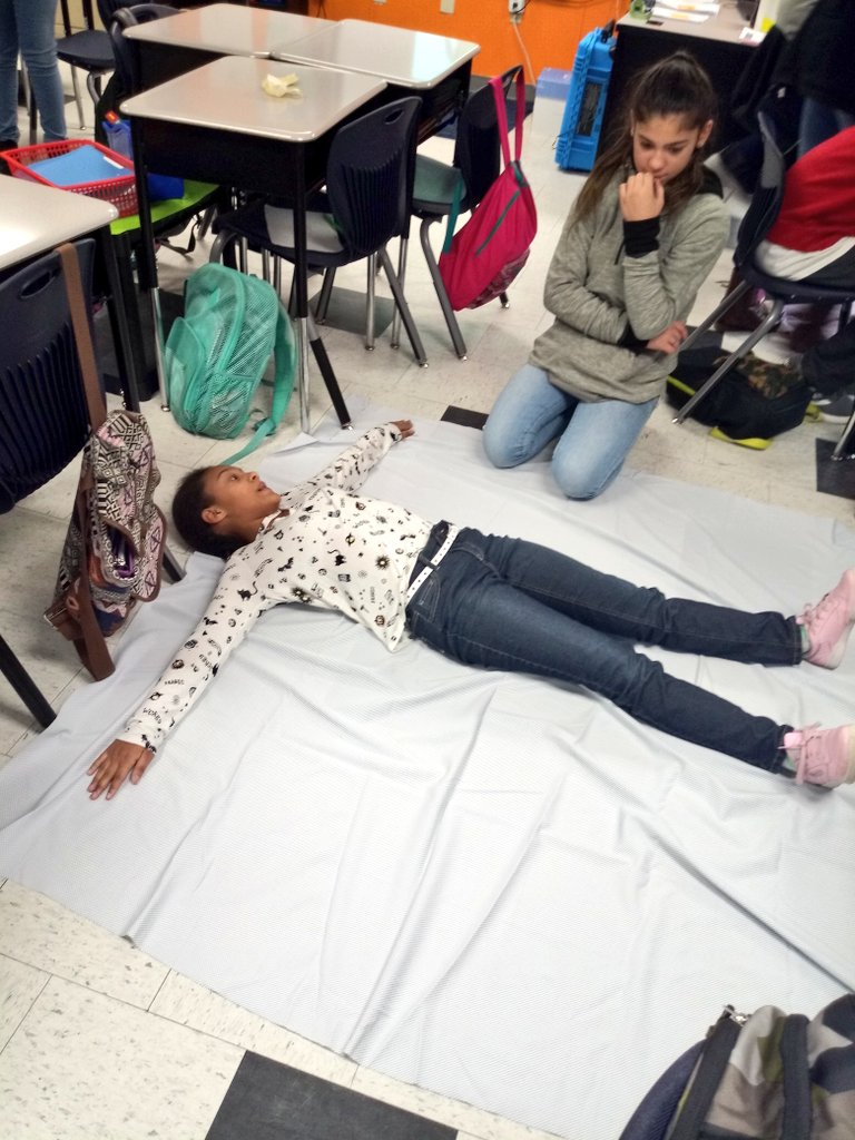 mcbride_edutech's tweet photo. Maybe we will discover a future seamstress through #pbl in science. Ss learning about heat energy by designing firefighter uniforms. #NCDLN @MrsThomasWHES @SMorrisey410 @Dolphinville #5thgradebrilliance #students2scholars https://t.co/lUyoMRllQU