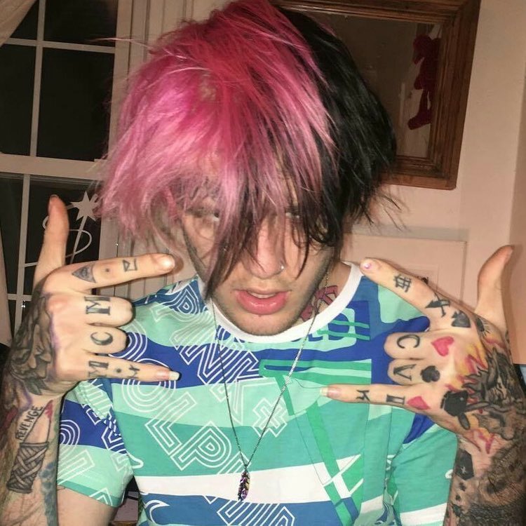 35 Latest Lil Peep Half Pink Hair Sanontoh