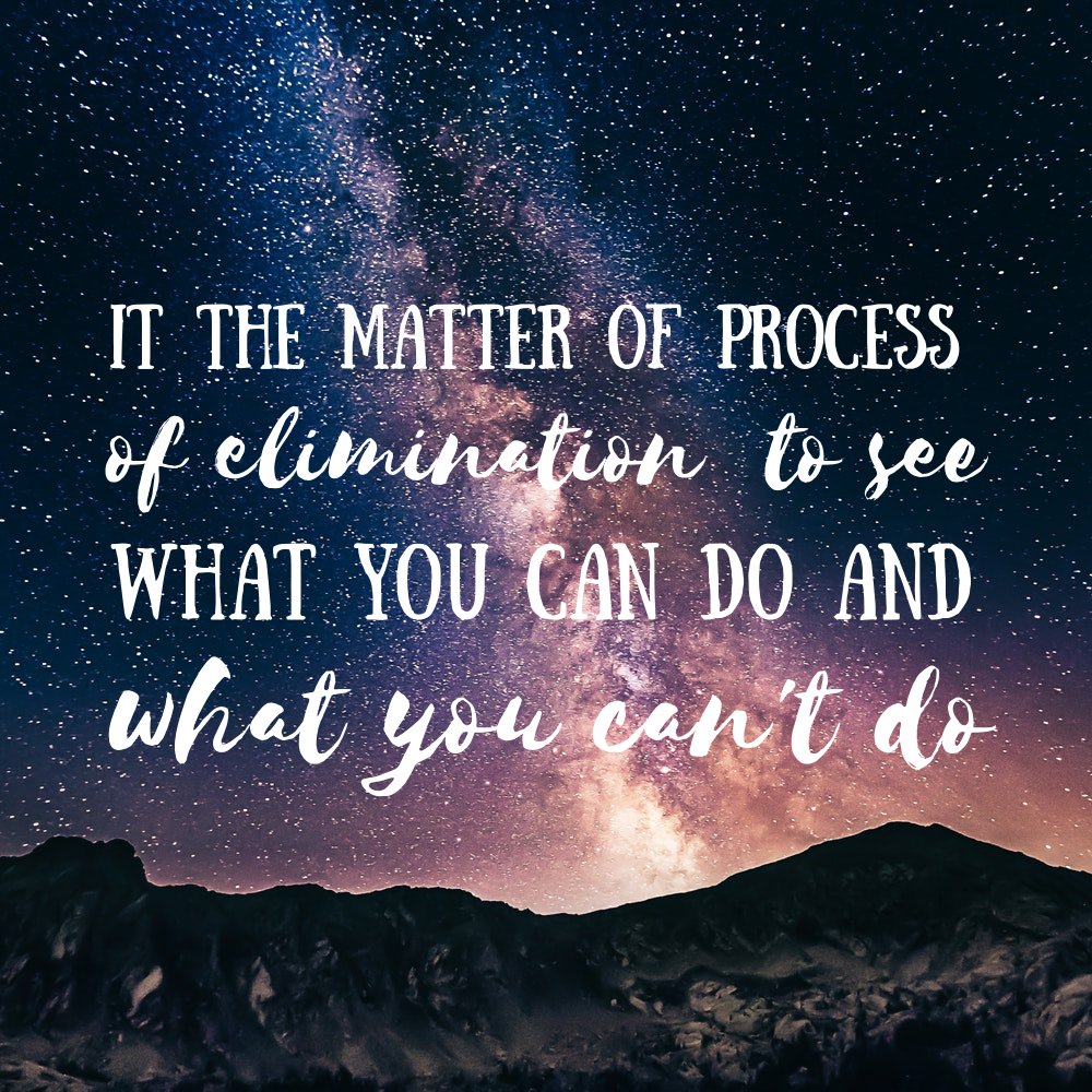Through life, we figure out what we have the capability of what you can do and what you can't do. It navigates where to go. #navigatelife