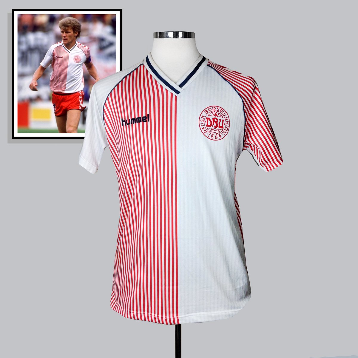 denmark 1986 world cup shirt