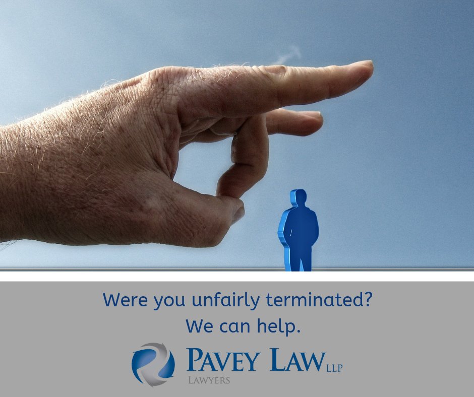 PaveyLawLawyers's tweet image. At @PaveyLawLawyers a call our lawyers offer advice on employee rights both before and after the employment relationship.
We are happy to help you understand any severance packages offered upon termination and ensure your rights are covered. 
#paveylaw #unemployed #knowyourrig