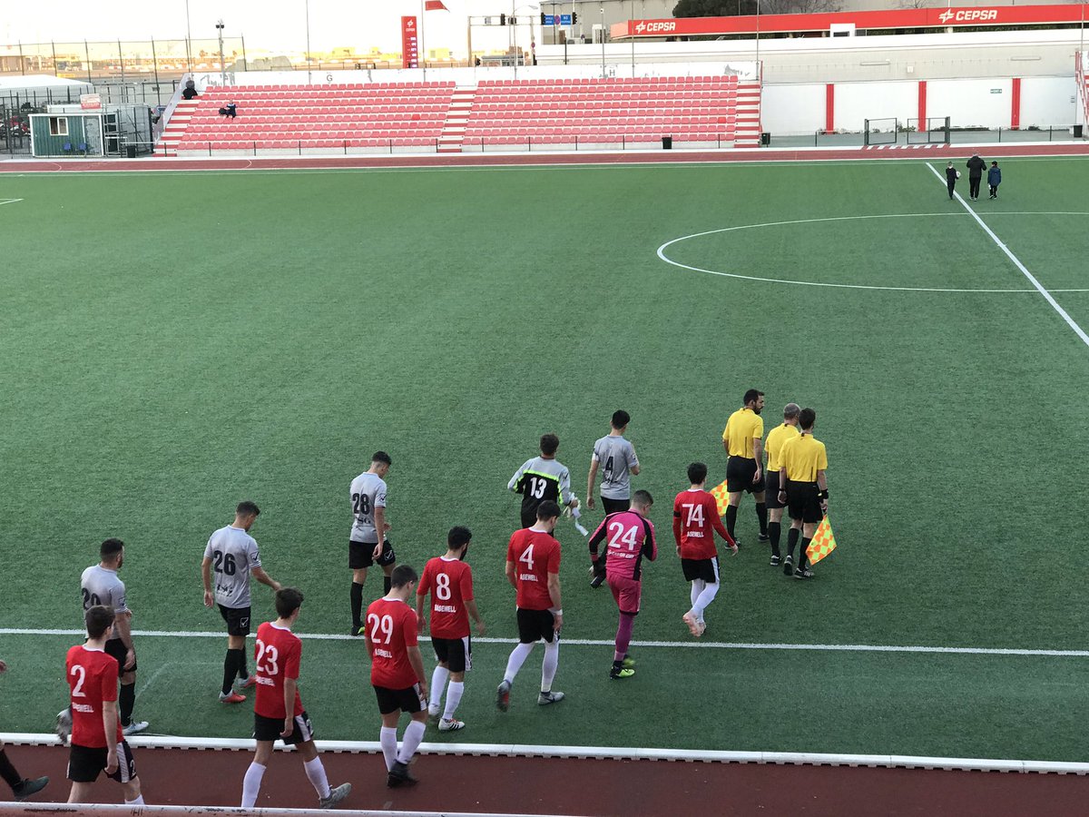 FGScoreCentre's tweet image. Teams are making their way out onto the pitch, kick-off is close! 

#MONMAN #IntermediateCupFinal