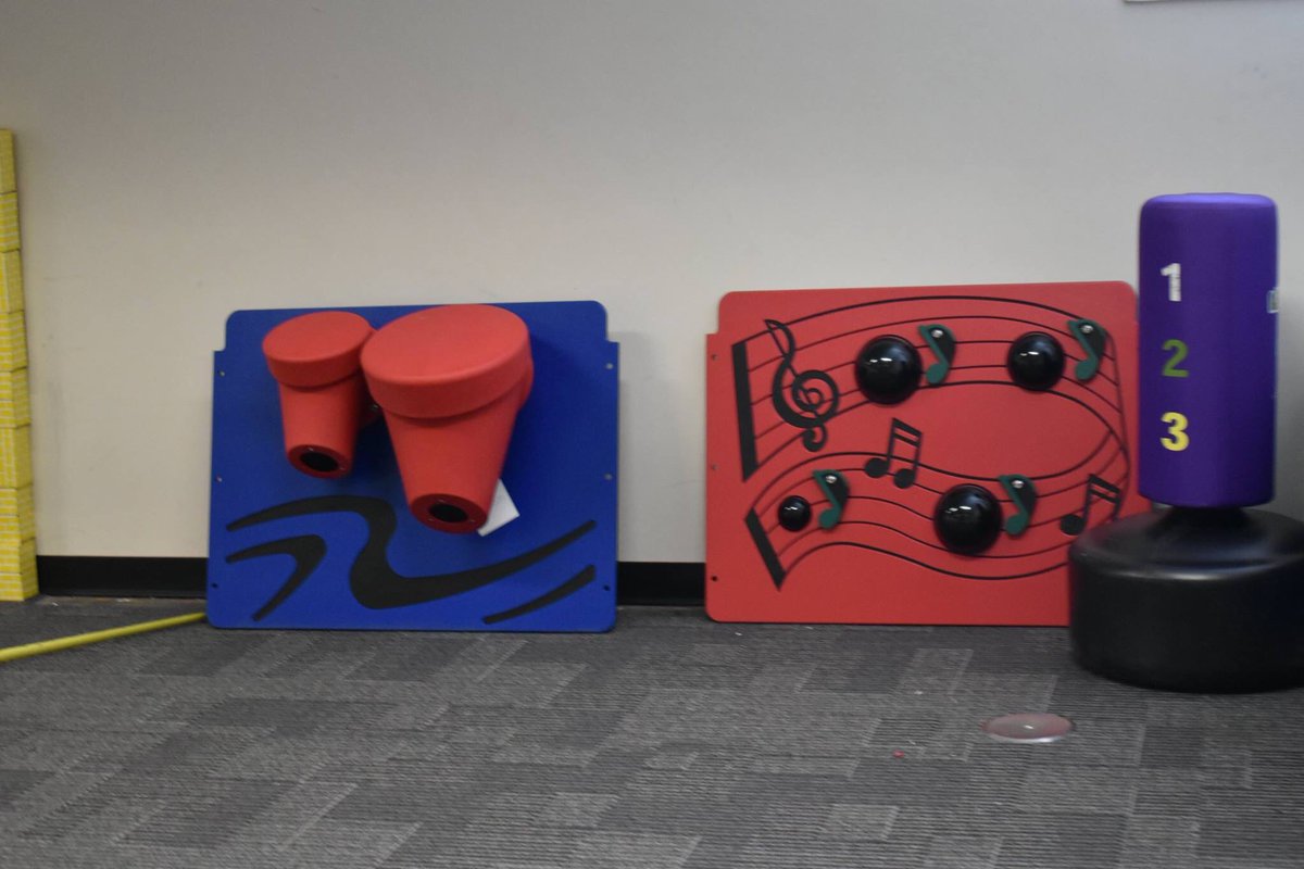 PDProgram's tweet image. Progress being made on the newest additions to our activity room!