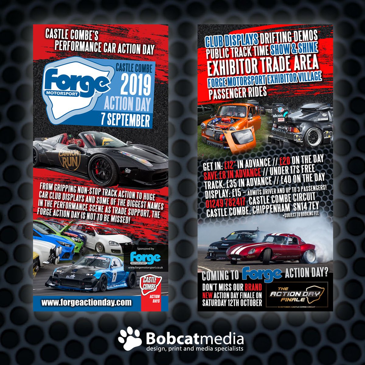 we_are_bobcat's tweet photo. Another fantastic flyer design for our friends at @CastleCombeUK https://t.co/XyhxLrFKhE