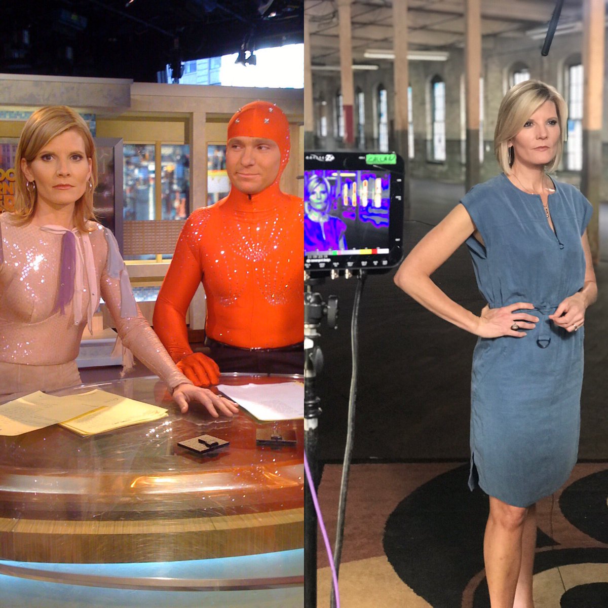 tvkatesnow's tweet image. #10yearchallenge with @BillWeirCNN #NoExplanationNeeded