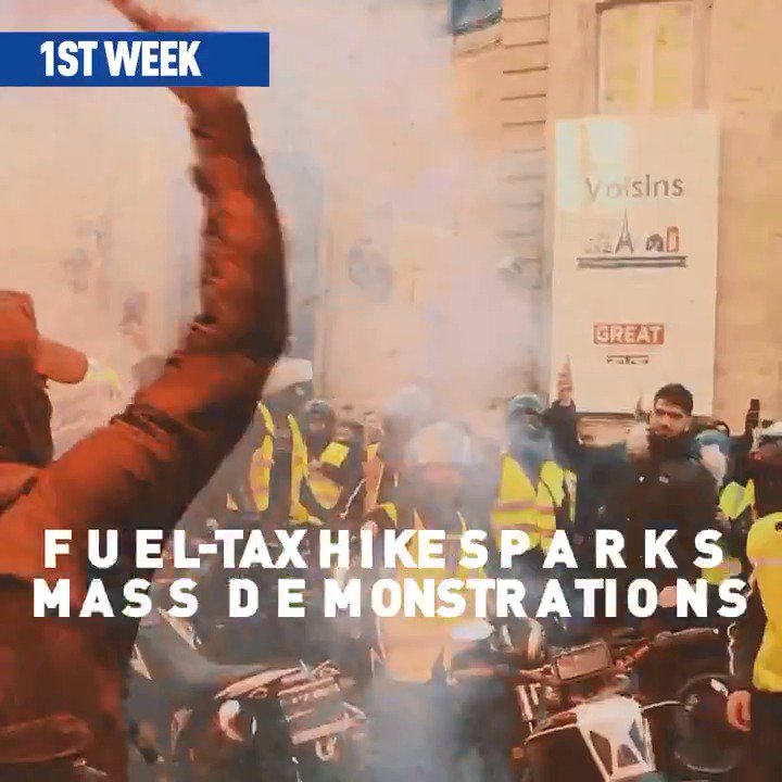 #YellowVest Timeline: How the French govt’s reaction has changed