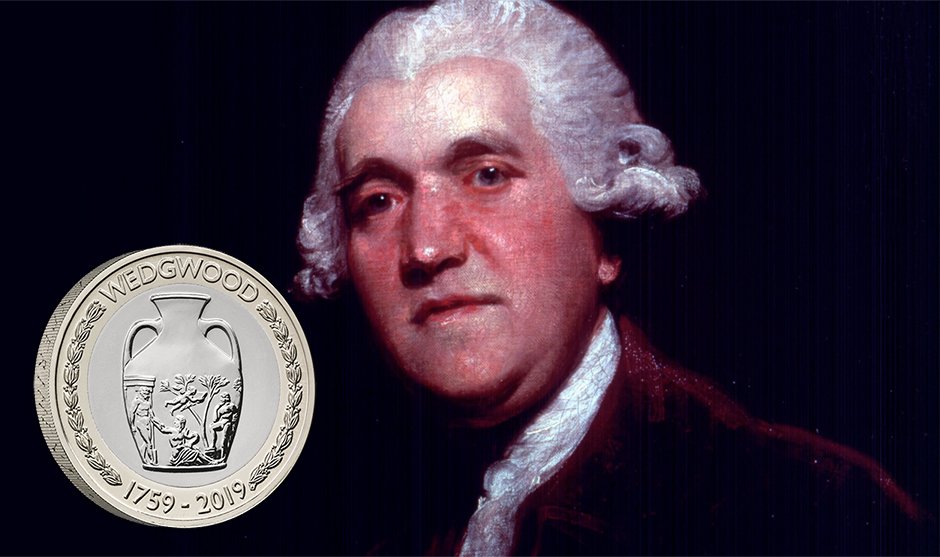 From a tradesman to a successful businessmen - Josiah Wedgwood forever changed the art and craft of pottery. Designed by the company that still carries his name, find out more about the £2 Wedgwood coin, part of our 2019 Annual Set. ow.ly/SWtZ50kcW5p @worldofwedgwood