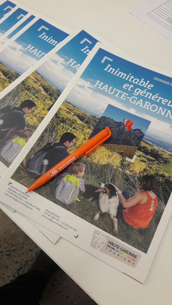 nlacomme31's tweet photo. [RENCONTRES PRESSE] #HauteGaronne participe au forum #Deptour à Paris.
Rando, slow tourisme, loisirs et découvertes... reportages en vue pour accueillir de nombreux journalistes chez nous ! https://t.co/zk2L73lJzh