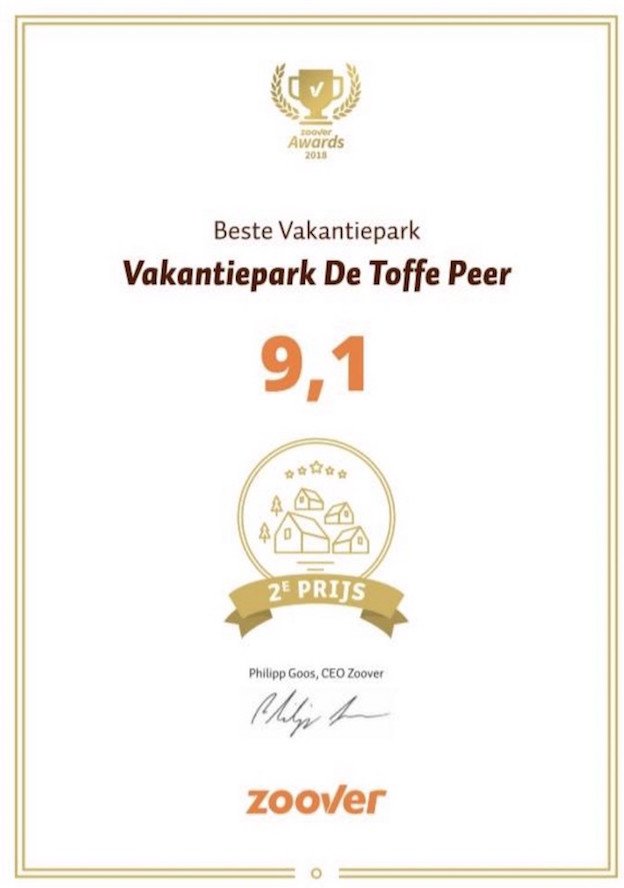 Wow!!! Onze klant, De Toffe Peer uit Ruinerwold heeft de 2e prijs behaald bij de Zoover Awards, beste Vakantiepark! En ook op booking.com zijn de recensies fantastisch!
Heel tof dat we hier een klein steentje aan bij hebben mogen dragen.
#zooverawards #booking.com