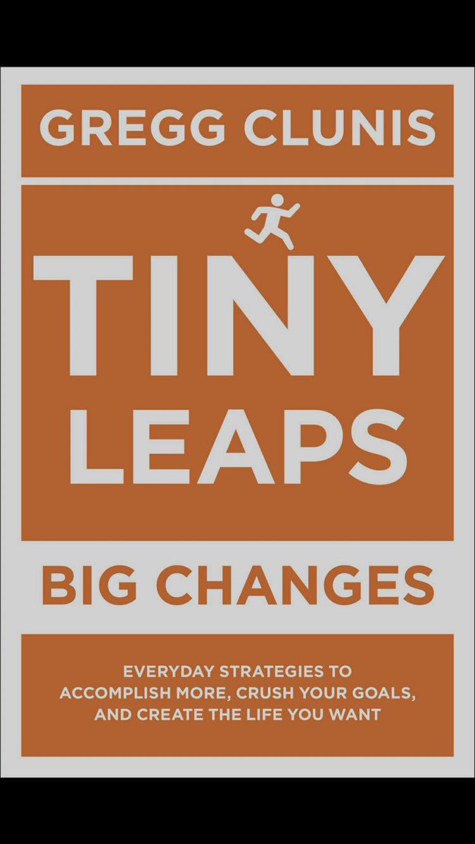 bushy2001's tweet photo. Great life and work philosophy from @greggclunis . Currently enjoying his new book. Excellent podcast too! 

#books #reading #goals #goalsetting #podcast #life #tinyleapsbigchanges https://t.co/QTqxCz3N7m