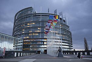 Have arrived at the European Parliament in Strasbourg to visit with our MEPs & the EU Commissioner. @GMITOfficial @GMITSU @MaireadMcGMEP @mattcarthy @EUparliament #schoolofbusiness #studentsontour @evemoylan
