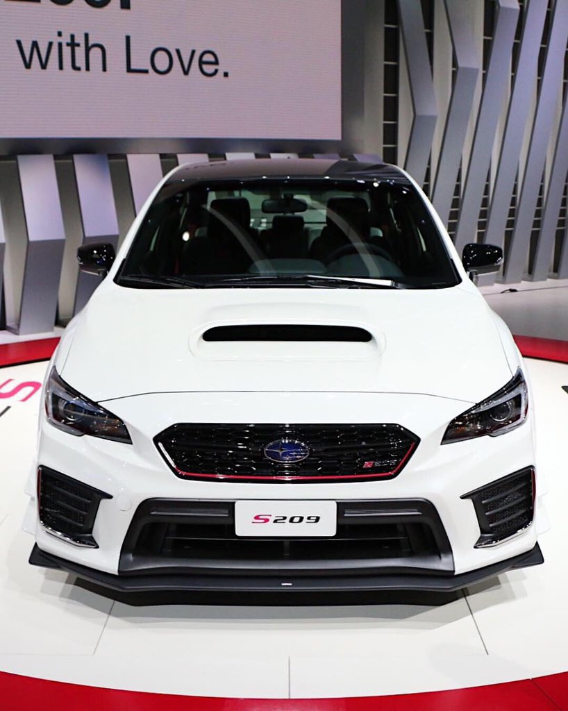 subaru_usa's tweet photo. Stop by @NAIASDetroit to see the limited-edition STI S209. Learn more here: https://t.co/xIaMMQxLhl. https://t.co/OtoaemNjXQ
