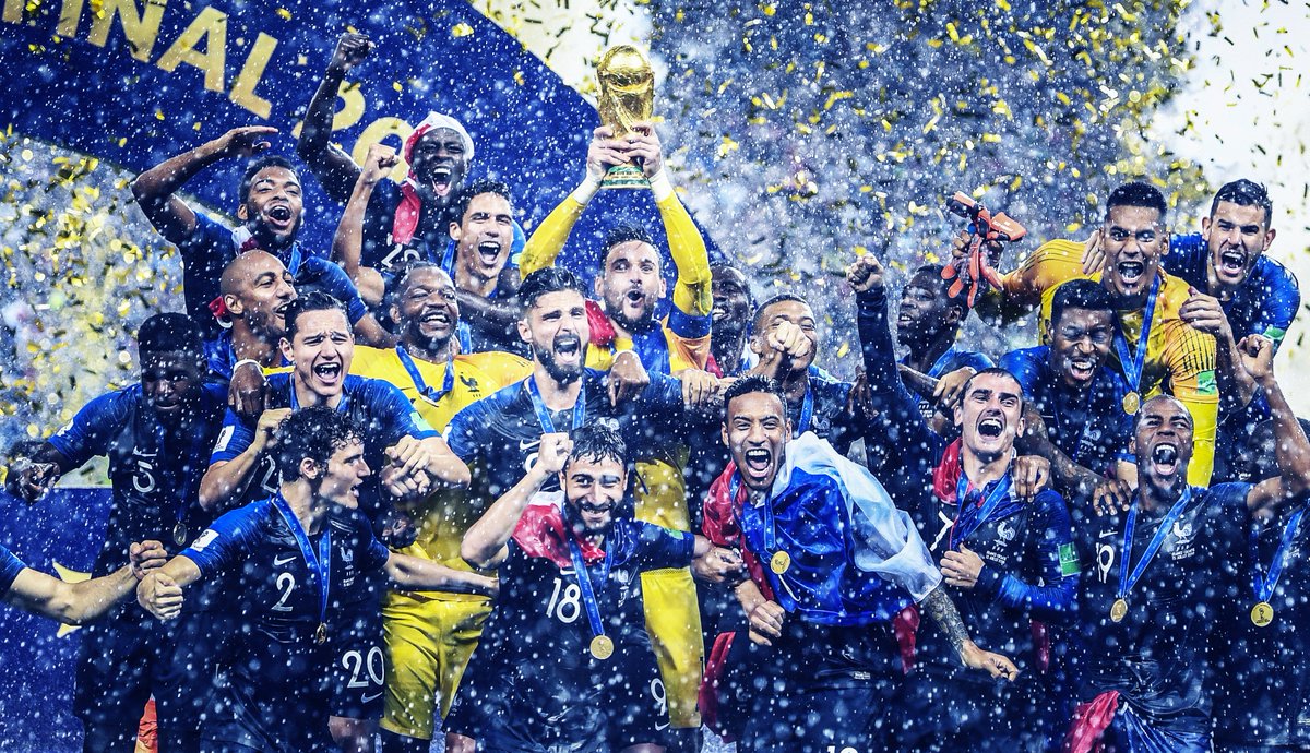 Il y a 6 mois jour pour jour… Champions du Monde ! ⭐⭐🇫🇷 #FiersdetreBleus
