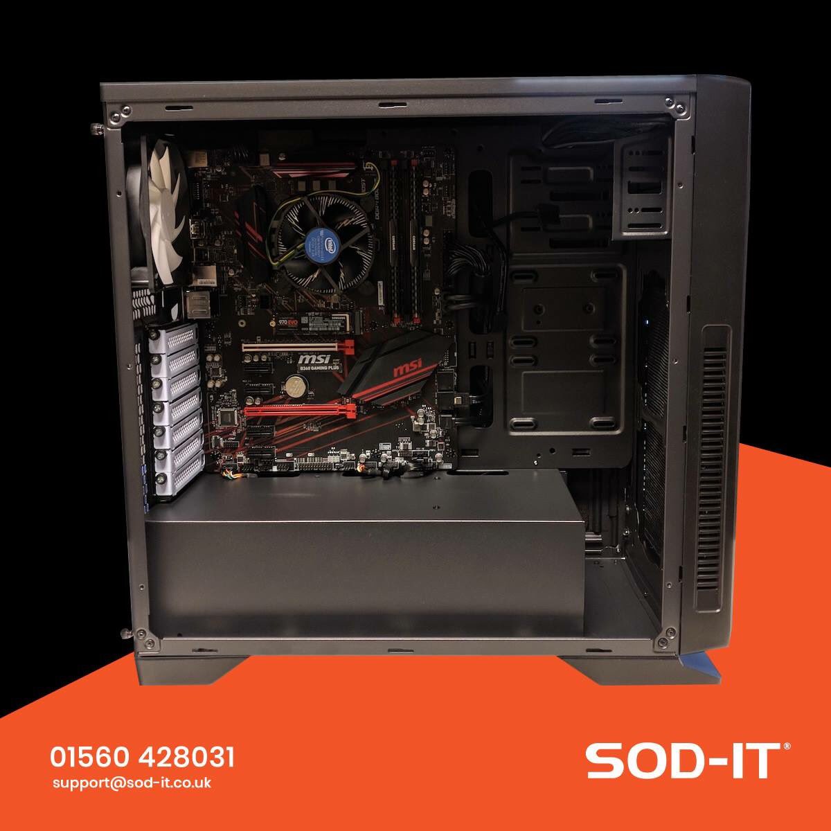 We finished this build for a customer last week after his hard drive failed and he was looking to resort back to a desktop PC. After a good discussion on his requirements, we decided on a custom system. If an upgrade is what you are looking for or a custom gaming PC, contact us!