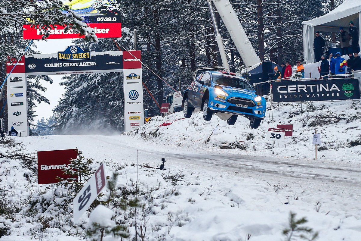 We will start @RallySweden 😁 Can't wait! Its always a lot of mess about the jumping. Why don't they just go and beat the record? 🙈 #WRC #RallySweden