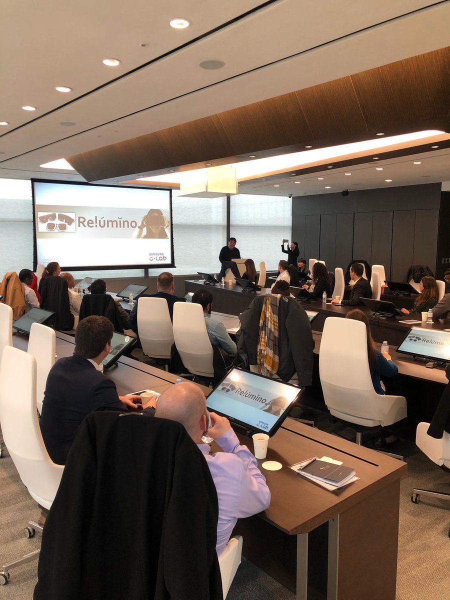 Brown_SPS's tweet photo. Executive Master in Science and Technology Leadership students visit the Samsung innovation center in South Korea. #BrownEMSTL #BrownExec https://t.co/z8JAZNo2nt