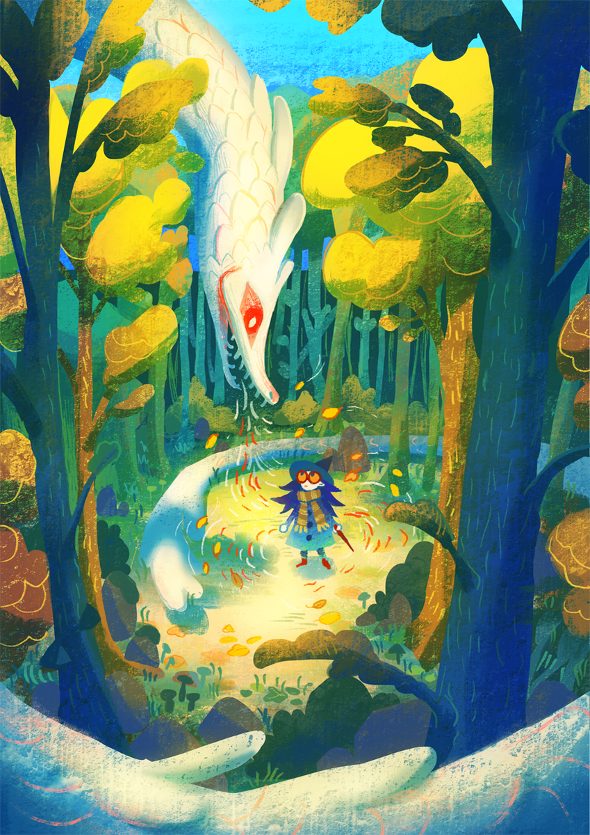 the albino beast, protector of the forest 🍃