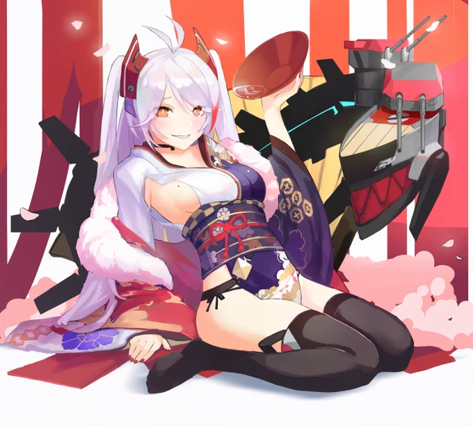 プリンツオイゲンのお正月スキンのやつ
#アズールレーン 