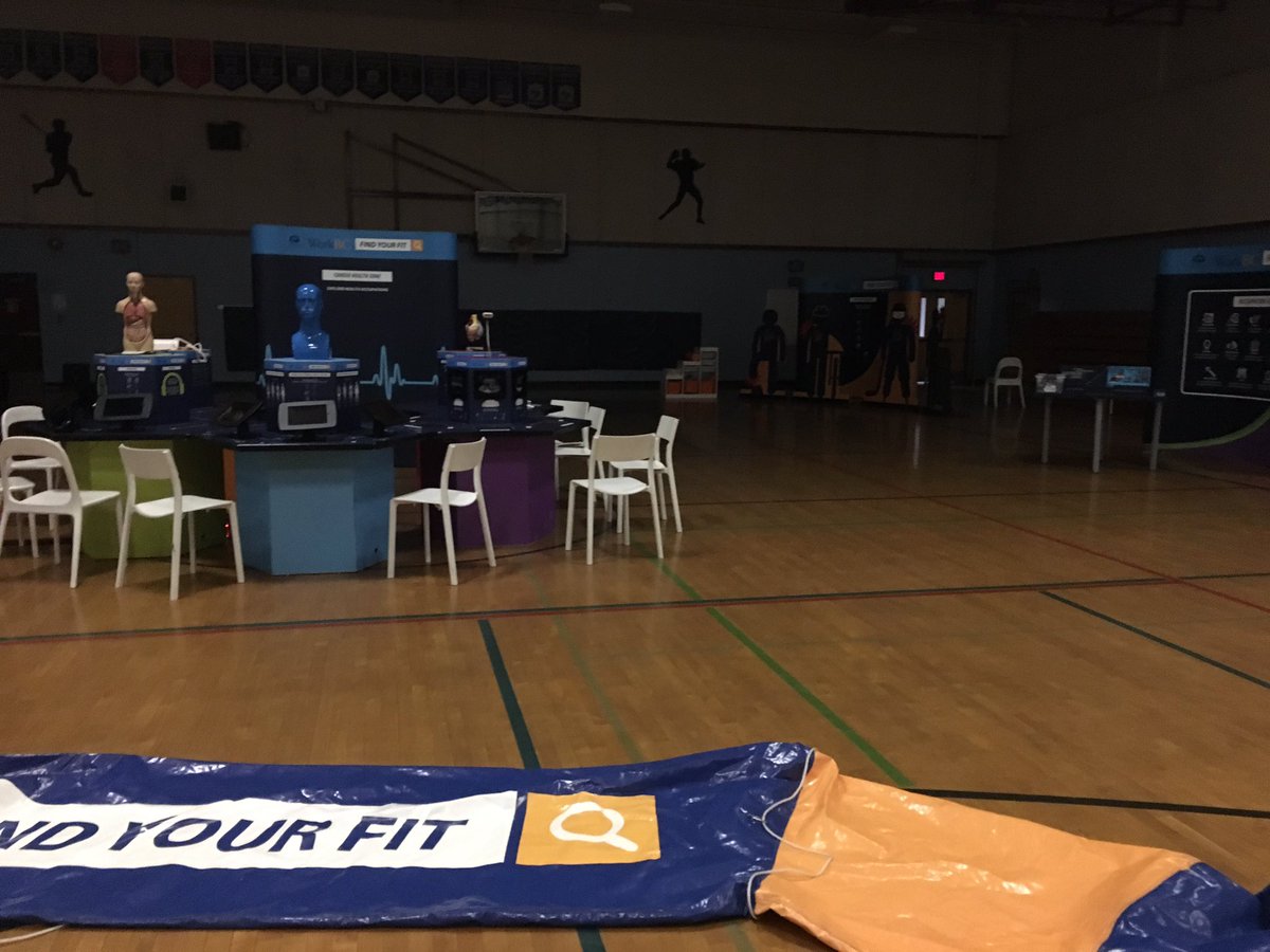 We’re ready!  TY @WorkBC for bringing this great event to your community!  Students will be exploring some exciting careers today.  Parents and community members welcome from 3:30-7pm to explore! @newwestschools #newwestlearns #newwestlearns #findyourfit #careerexploration