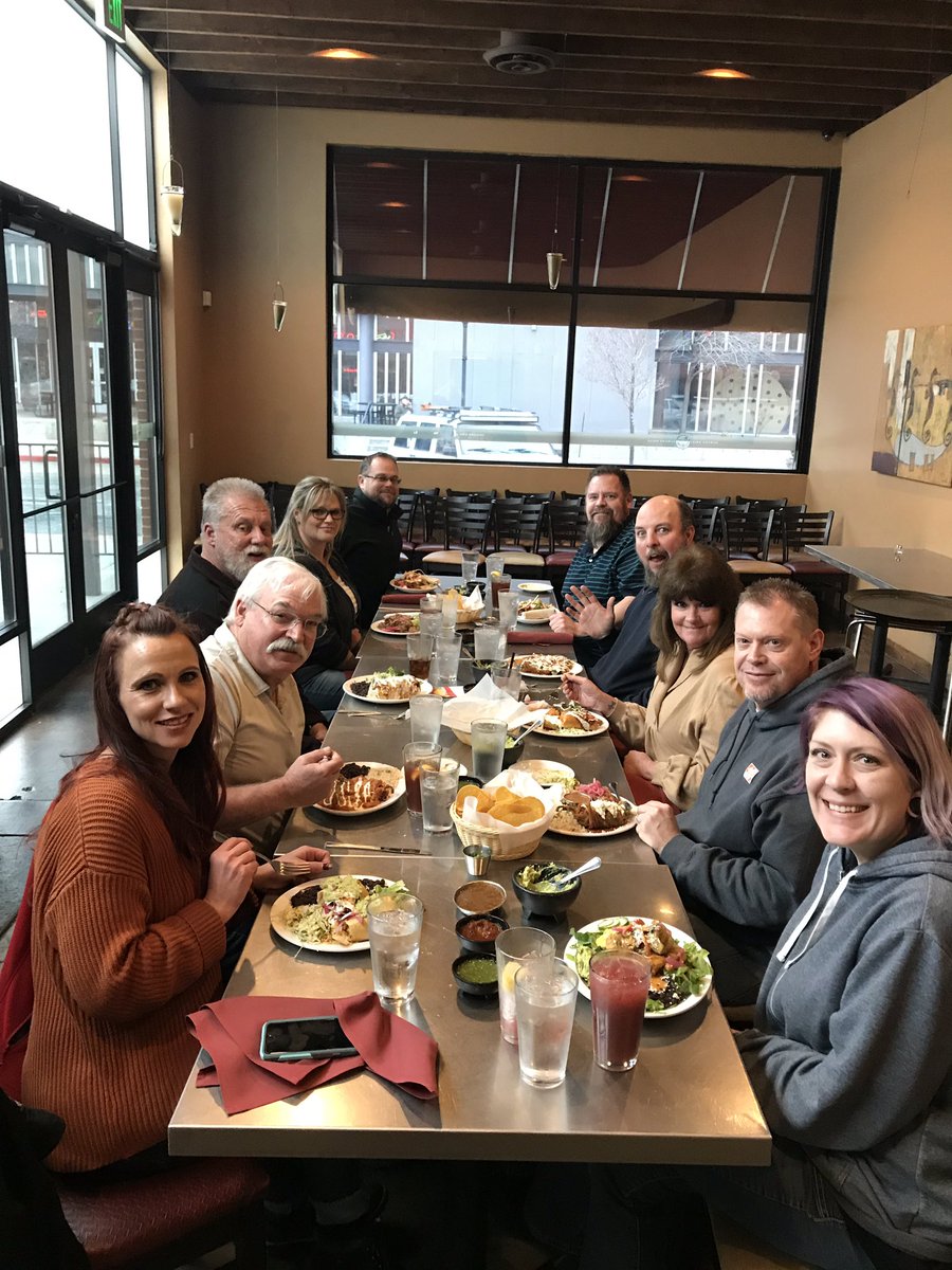 Excellent #MET supervisor lunch. Thanks for all you do and a wonderful 2018 of success!