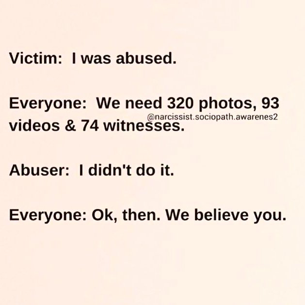 ...And why does everyone believe, without any evidence whatsoever other than his word, that @rkelly was sexually abused, but don't believe dozens of women with tons of evidence that he abused them?Because society tells us not to believe women. #MuteRKelly #SurvivingRKelly #RKelly
