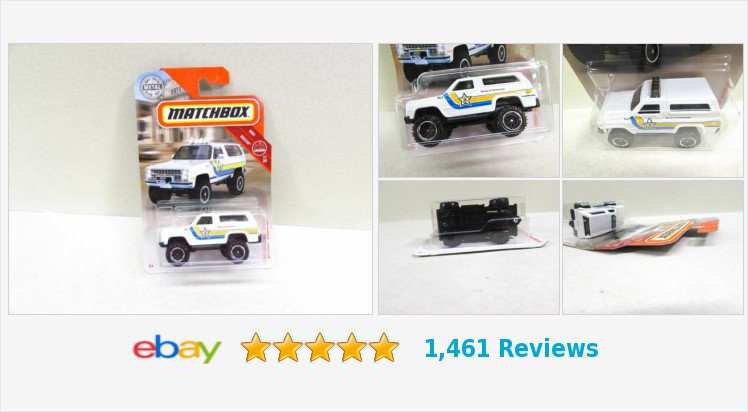 Matchbox 89 Chevy Blazer 4x4 White Sheriffs Vehicle NIP 2018 Thailand #eBay #matchbox #toy #collectible #ChevyBlaxzer #sheriff
https://www.ebay.com/itm/382726900069 …
(Tweeted via http://PromotePictures.com )
