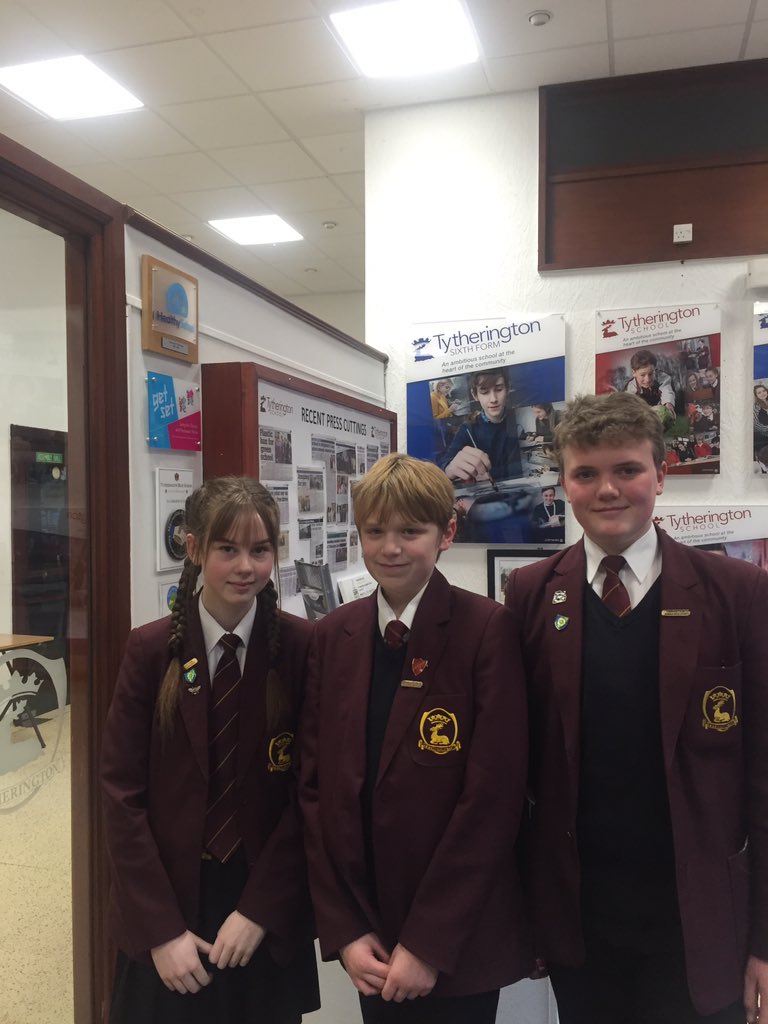 Well done Imogen, Luca &amp; Noah for organising and creating a fab Year 5 Transition day <a href="/TytheringtonSch/">Tytherington School</a> #smoothmove #studentleadership