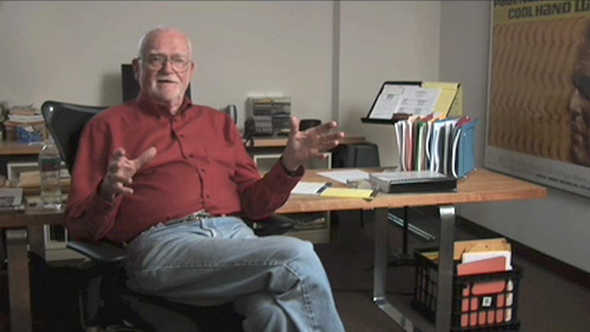 CAPTURING HISTORY

Frank Pierson, Oscar winner for DOG DAY AFTERNOON. His mother Rosalind Russell, wrote the film ROUGHLY SPEAKING, which had a distinct  kind of early feminism. Frank recalls “those moral issues were a strong element at Warner Bros.”
 > buff.ly/2MaIvKA
