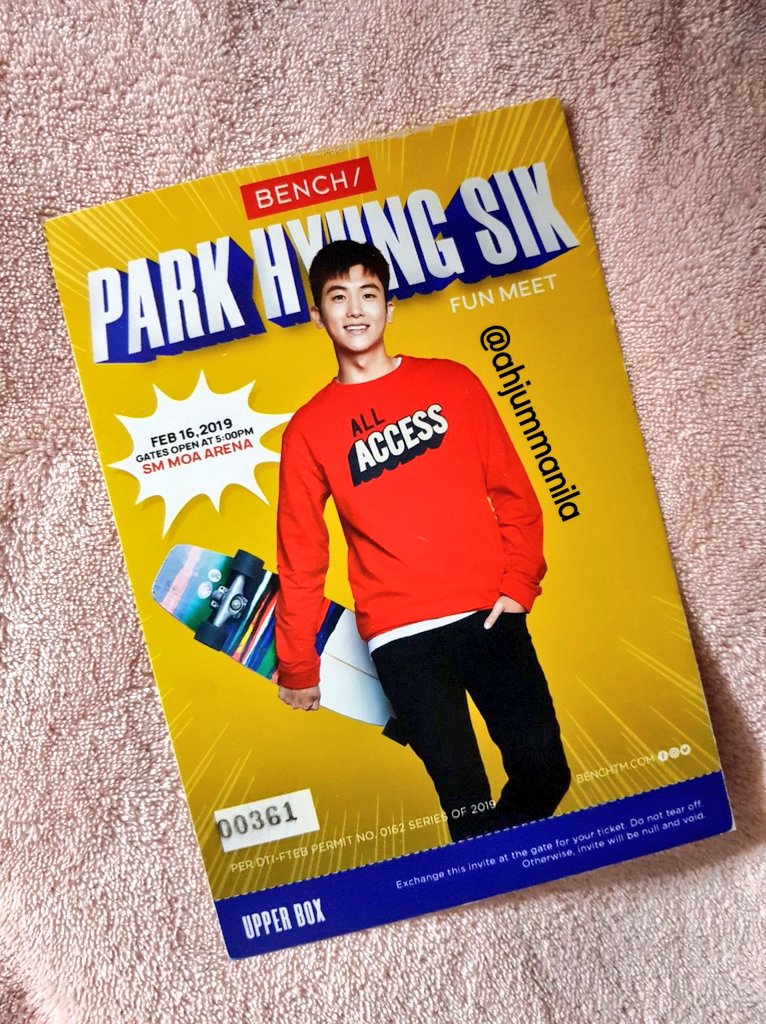 ahjummanila's tweet photo. #ParkHyungSikforBENCH UPPER BOX INVITE giveaway!

💕must be following us
💕rt &amp; fave this twt
💕reply with ur fave @ZEA_Hyungsik photo &amp; tag ur friends! Sharing is caring!

Ends 01/31

Good luck mga mamsh! Keep supporting PHS &amp; ee you on 02/16! 😉 https://t.co/8ejZrOjhHG