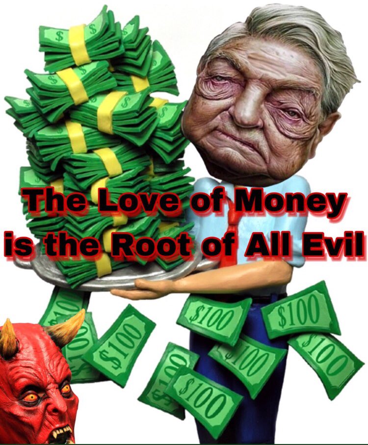 HyltonRobin's tweet photo. @JulieReichwein1 YES, IT’S EVIL 👿 

SOROS IS EVIL! 👿

#StopTheInvasion 

#CloseTheBorder 

#FinishTheWall

#NoMoreIlligals 

#GodBlessOurMilitary 

#PatriotsAwakened 🇺🇸

@POTUS 🇺🇸@realDonaldTrump 

#BorderSecurityFirst 

#ItsBorderSecurityStupid 

🌟#MikeyMeMe https://t.co/hF6rmoF9BV