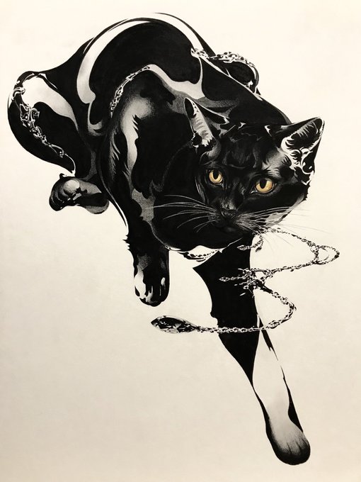「黒猫」のTwitter画像/イラスト(新着))