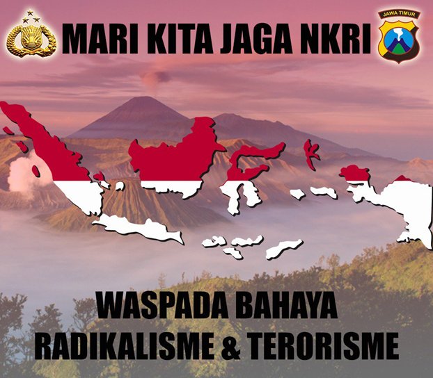 LaskarTanahair's tweet photo. POLRI mengajak kita untuk waspada terhadap #radikalisme dan #terorisme. Yuk dukung POLRI perangi radikalisme agar komunitas kita aman dan damai!

Sumber gambar: https://t.co/DZ1hDqYYZz https://t.co/kVo1Oh1axk