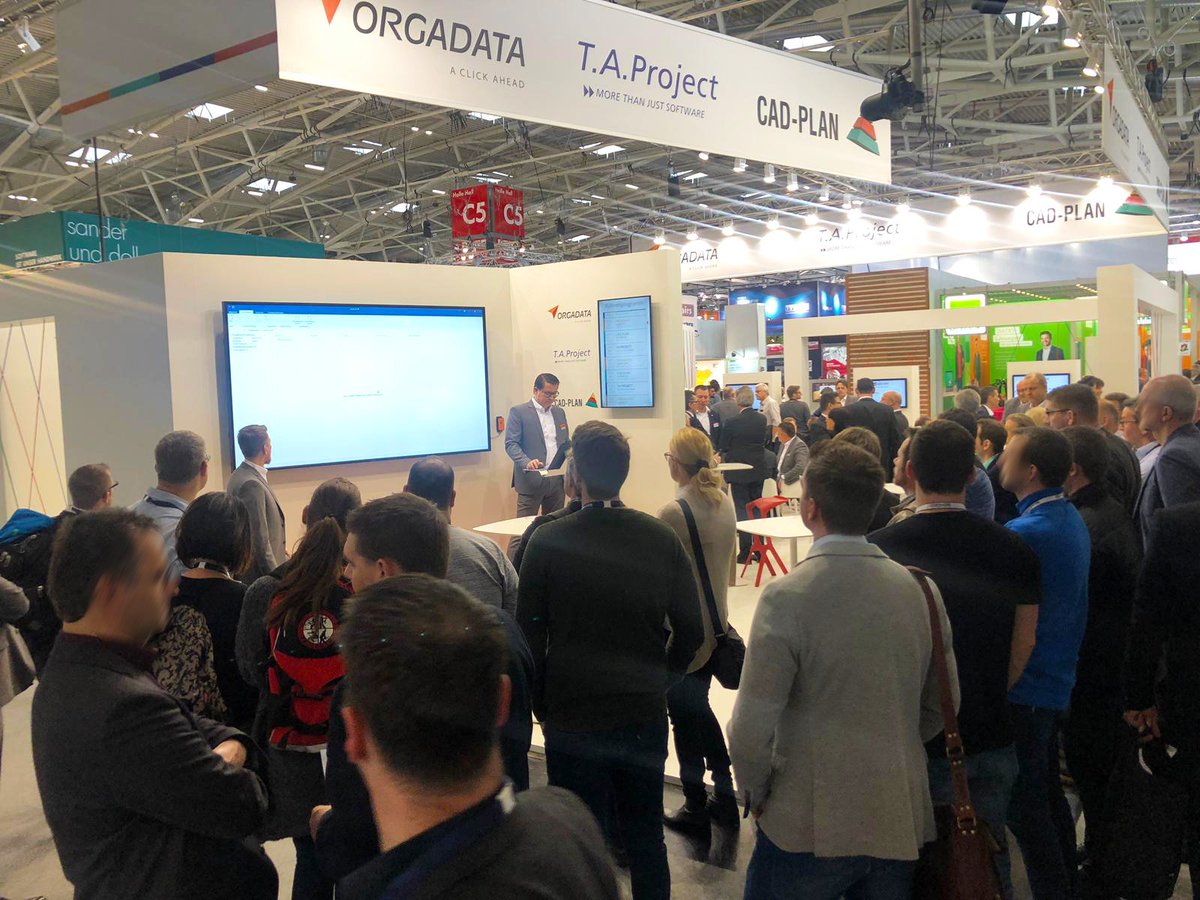 OrgadataAG's tweet image. Die Digitalisierung schreitet voran und fesselt. Hier @JaHeWa &amp;amp; @DominicMannTAD auf unserer Bühne, Stand 636, Halle C5.

Digitalization is ever progressing and captivating people. See @JaHeWa &amp;amp; @DominicMannTAD on our stage, booth 636, hall C5.

@BAU_Muenchen  #logikal #BAU2019