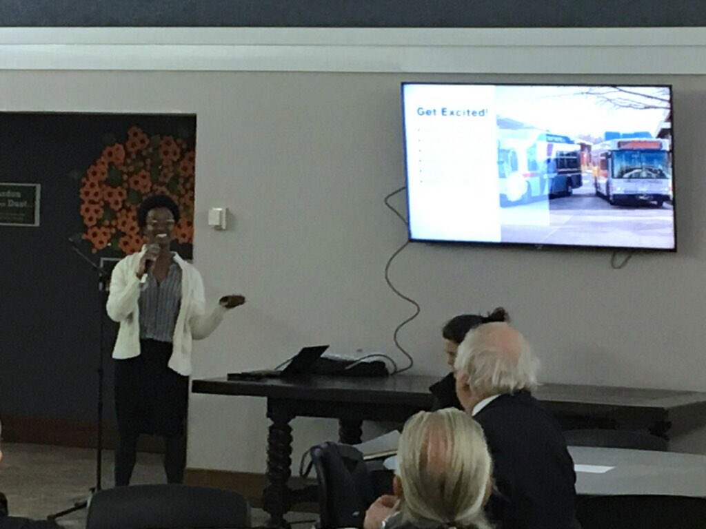tylertransit's tweet photo. ⁦@TrinityMetro⁩ update at the Bluebonnet Hills Neighborhood Association last night. #ridetrinitymetro #timetotrain #transit101 https://t.co/IlDPMOPkTY