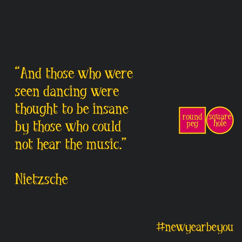 round_peg_'s tweet photo. #newyearbeyou #roundpegsquarehole https://t.co/Q4anqtQTjc